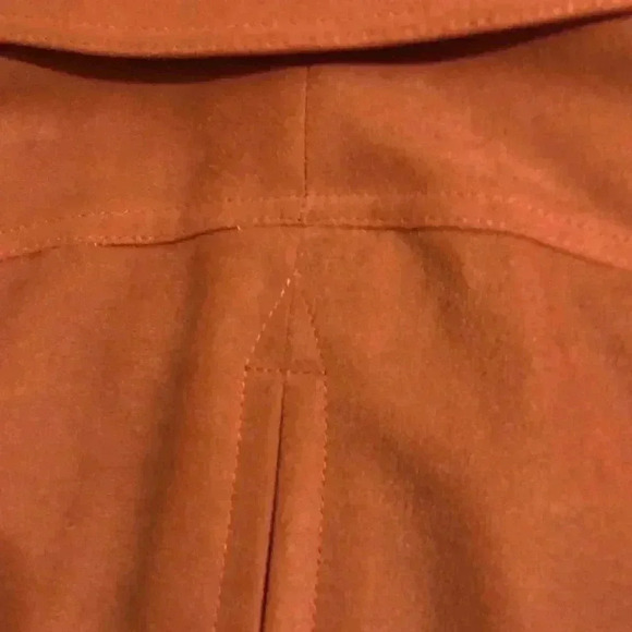 Foxland by Landon vintage long button up coat with tie. - Picture 7 of 11